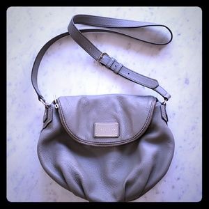 Marc Jacobs Leather Fold Over Messenger Bag purse